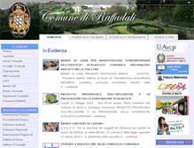 Tablet Screenshot of comune.raffadali.ag.it